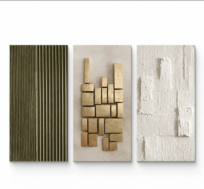 TEXTURED TRIPTYCH
