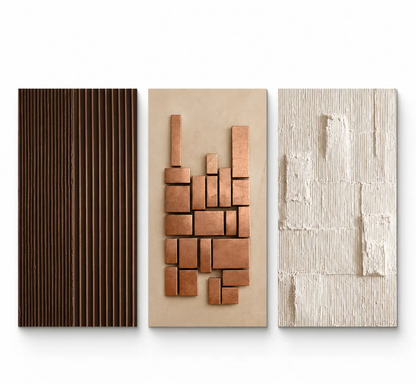 TEXTURED TRIPTYCH