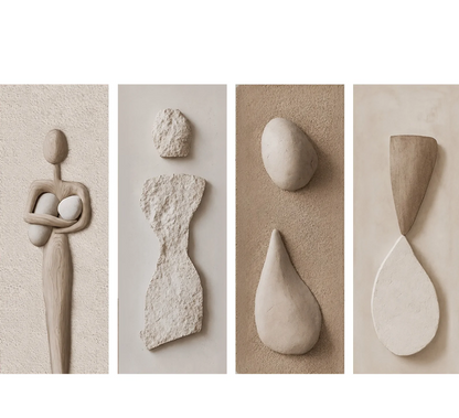 SCULPTURAL ECHOES 3D WALL ART
