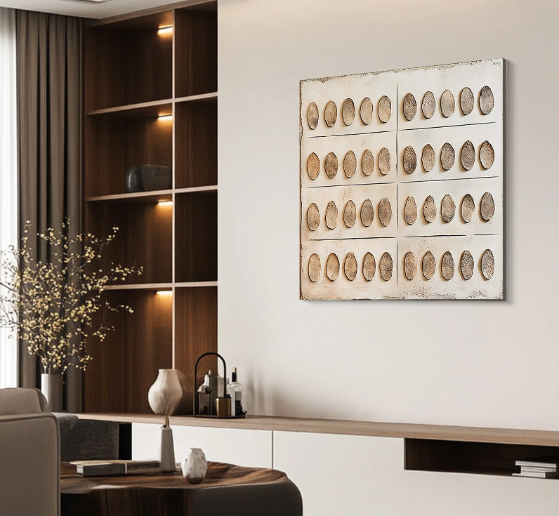 RUSTIC SYMMETRY 3D WALL ART