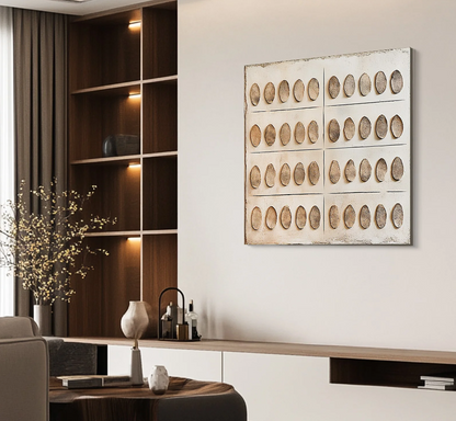 RUSTIC SYMMETRY 3D WALL ART