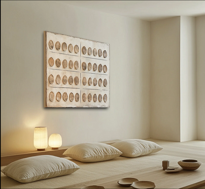 RUSTIC SYMMETRY 3D WALL ART