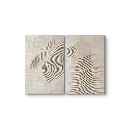 WAVE PATTERN TEXTURE ART DOUBLE