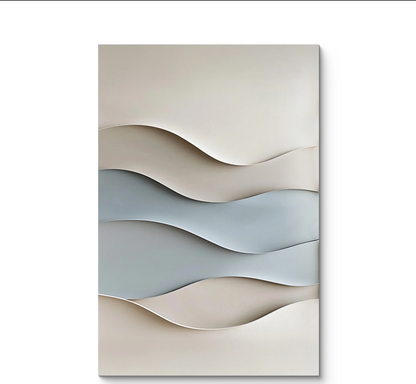 WAVE-INSPIRED TEXTURE WALL ART