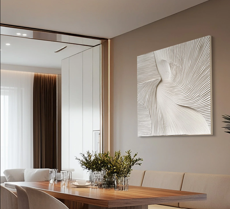 FLOWING MOTION TEXTURE WALL ART