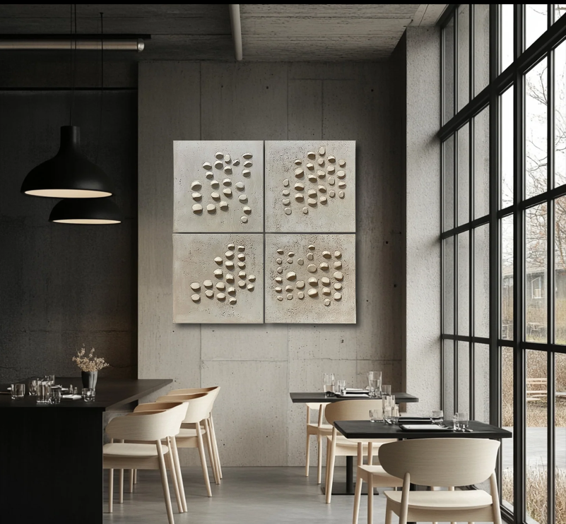 PEBBLE HARMONY 3D WALL ART SET