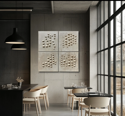 PEBBLE HARMONY 3D WALL ART SET