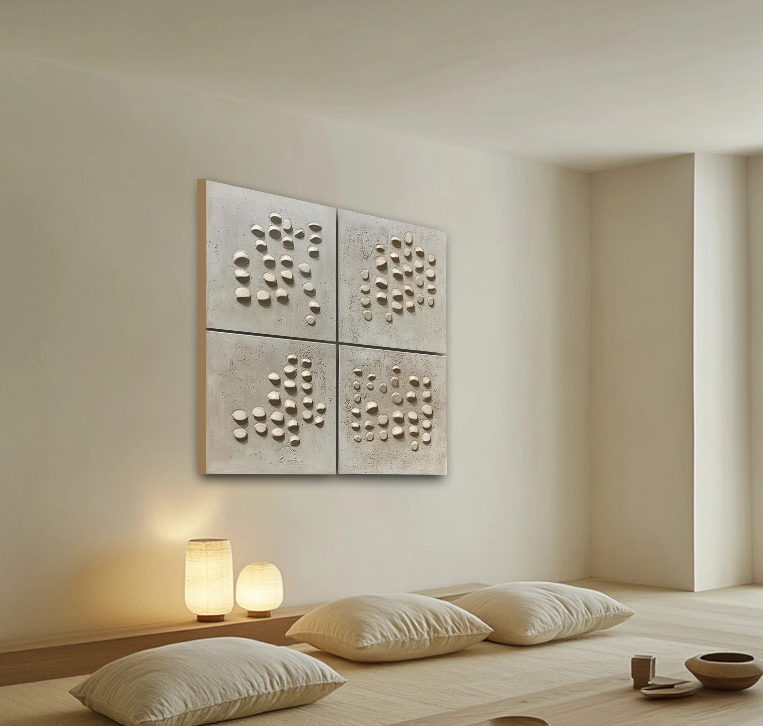 PEBBLE HARMONY 3D WALL ART SET