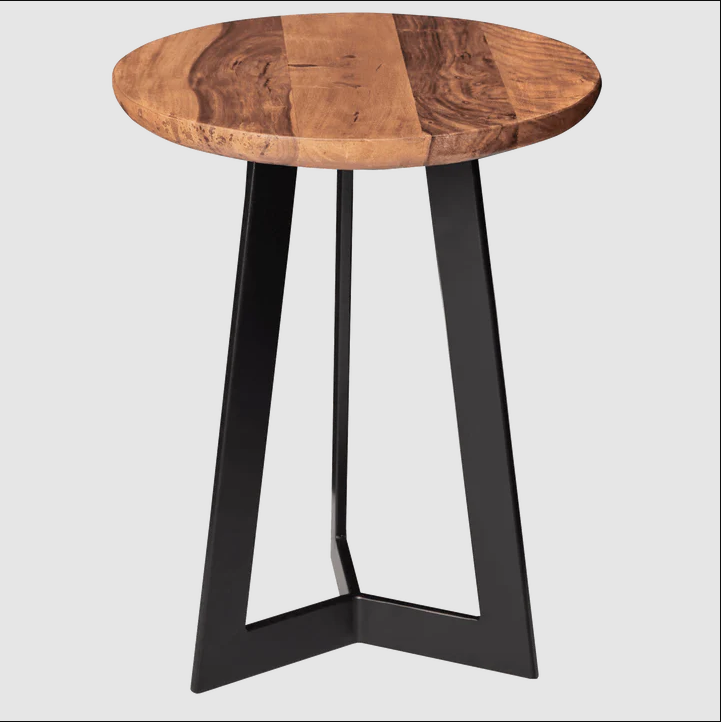 SOLID WOOD ZIG STOOL