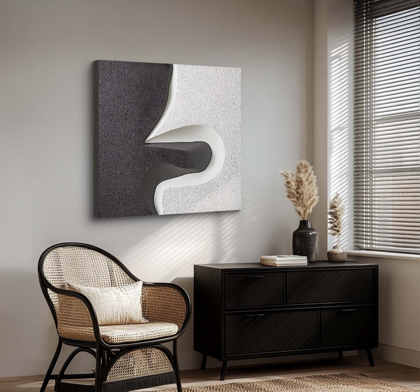 ABSTRCT SAND WAVE 3D TEXTURE ART