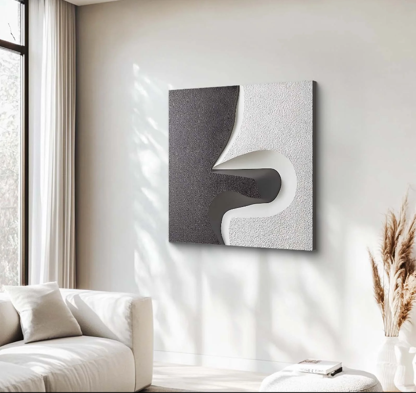 ABSTRCT SAND WAVE 3D TEXTURE ART