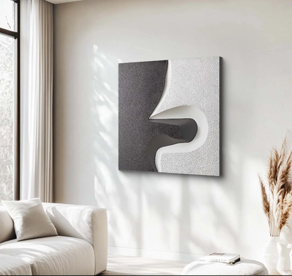 ABSTRCT SAND WAVE 3D TEXTURE ART