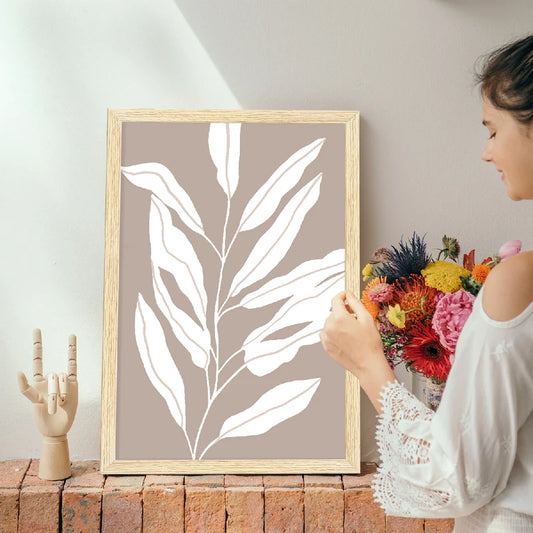 FLORAL ABSTRACT ART PAINTINGS SET OF 3