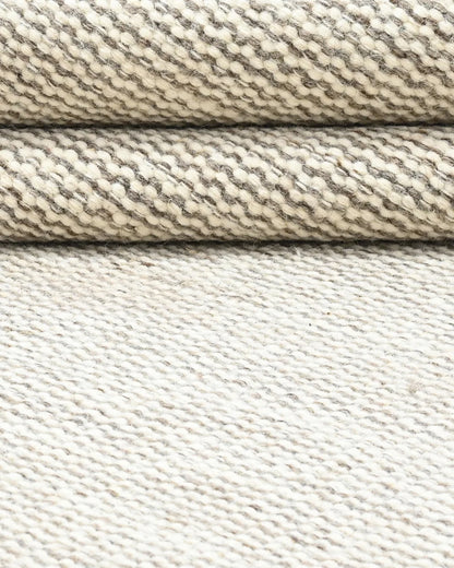 SAND GRAIN WOOL DHURRIE RUG