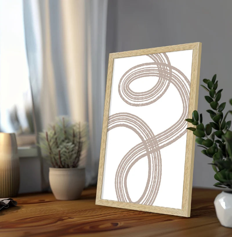 FLORAL ABSTRACT ART PAINTINGS SET OF 3