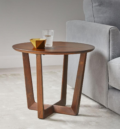 ROUND WOOD TABLE