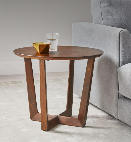 ROUND WOOD TABLE