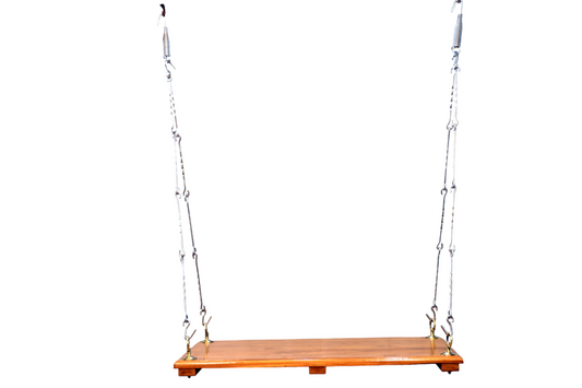 SIMPLE PAAT WOODEN INDOOR SWING OLD FASHION