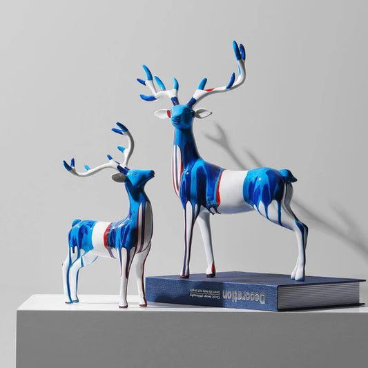 ANTLER DECORATIVE SCULPTURES, SET OF 2