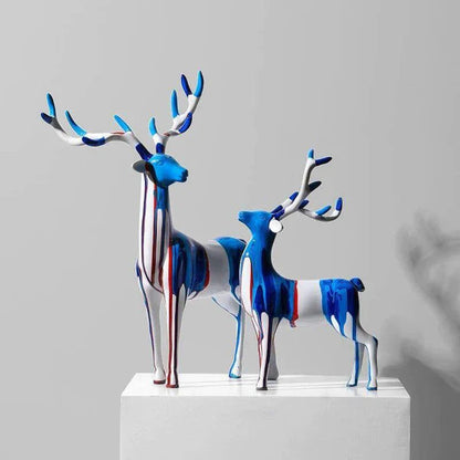 ANTLER DECORATIVE SCULPTURES, SET OF 2