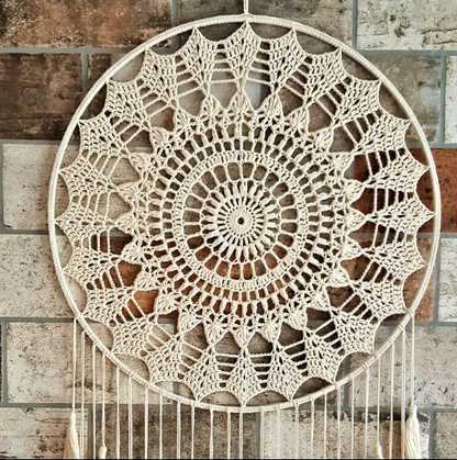 CROCHET ROUND DREAM CATCHER – SET OF 2