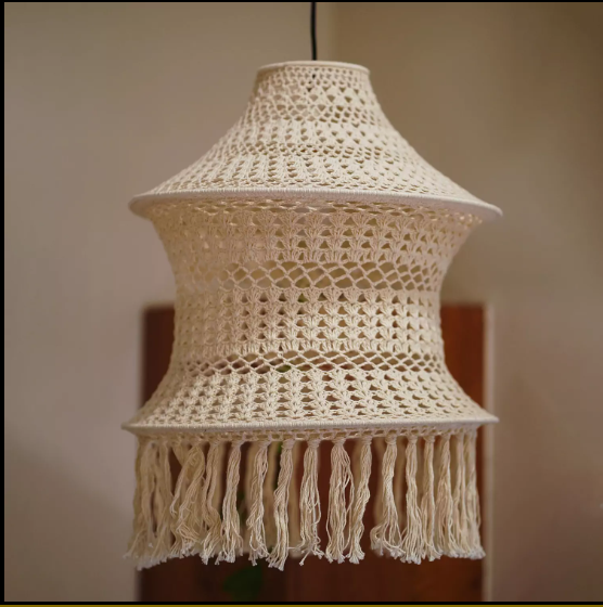 CROCHET HANDMADE CEILING LAMP