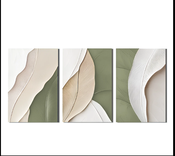 ELEGANT NATURE 3D WALL ART SET