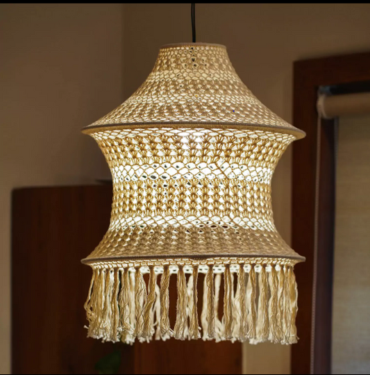 CROCHET HANDMADE CEILING LAMP