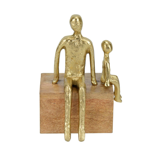 GENERATIONS EMBRACE GOLD FIGURINE