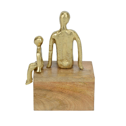 GENERATIONS EMBRACE GOLD FIGURINE