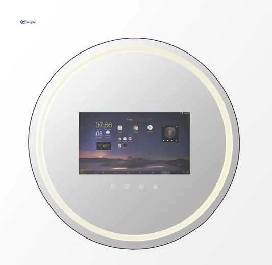 ROUND ANDROID SMART LED TV MIRROR