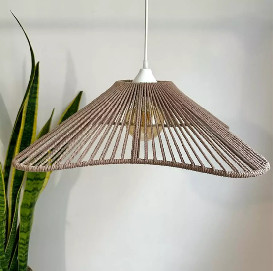 WAVY EDGE COTTON PENDANT LAMP