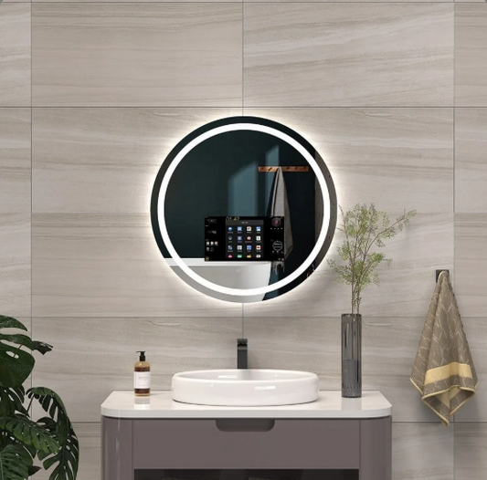 FUTURISTIC ROUND ANDROID MIRROR TV