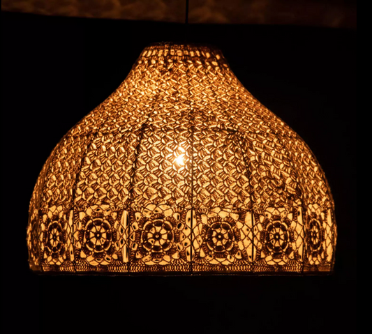 CROCHET HANDMADE CEILING LAMP