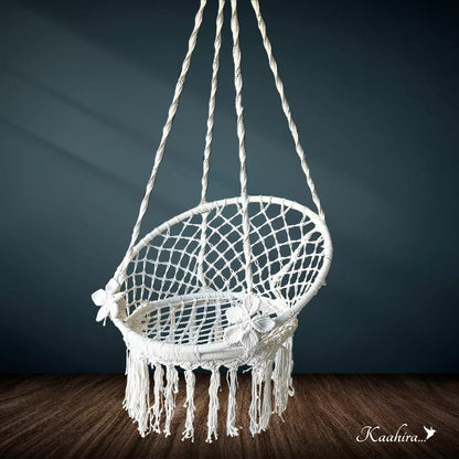 BOHEMIAN HANDMADE MACRAME HAMMOCK SWING CHAIR