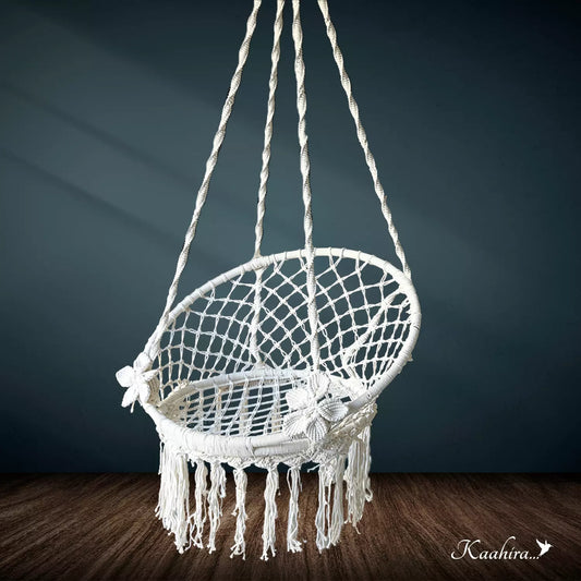 BOHEMIAN HANDMADE MACRAME HAMMOCK SWING CHAIR