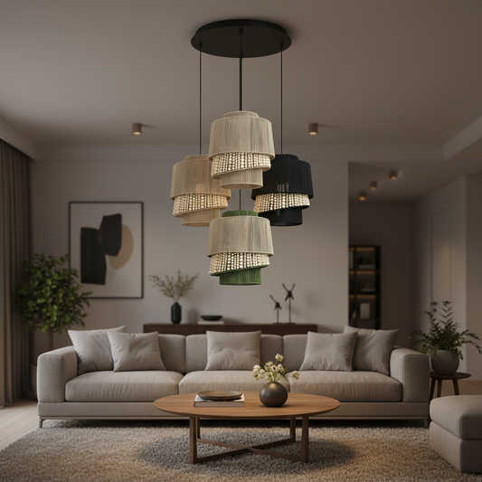 BEADS AND COTTON ROPE WHISPERING - SET OF 3