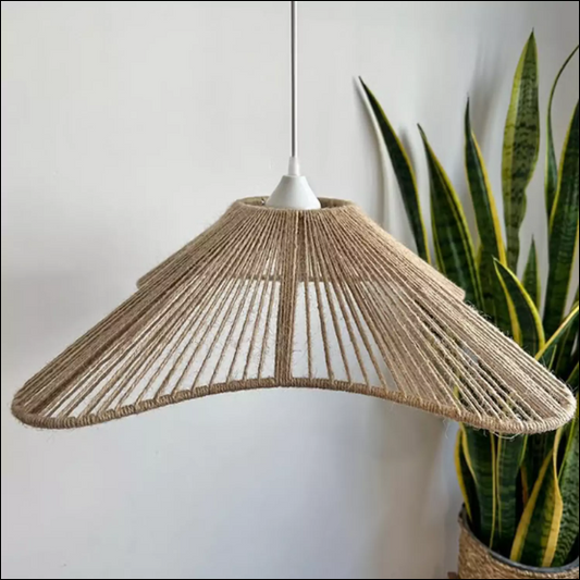 WAVY EDGE COTTON PENDANT LAMP