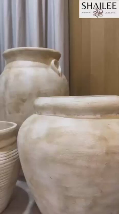 TUSCAN BEIGE FRP POT TRIO- (SET OF 3)