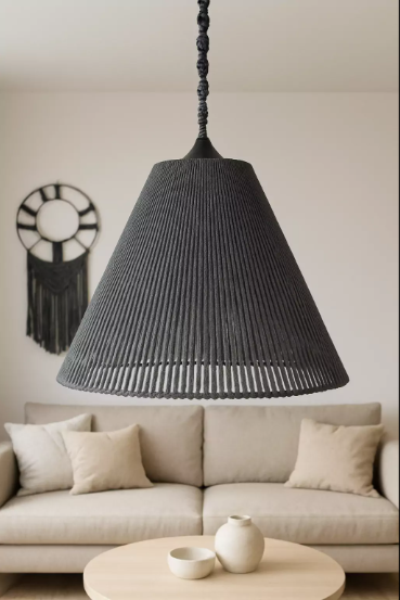 CLASSIC CONE COTTON PENDANT LAMP