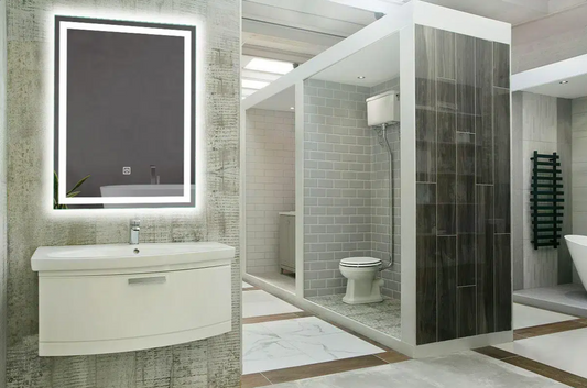 RECTANGLE BATHROOM VANITY MIRROR WITH LIGHTS