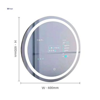 ROUND ANDROID SMART LED TV MIRROR