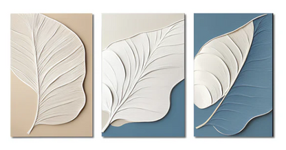 BOTANICAL 3D LEAF WALL ART SET