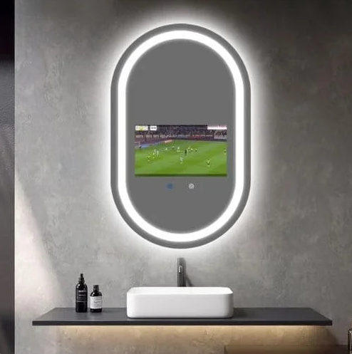EXCLUSIVE OBLONG LED MIRROR WITH ANDROID OS