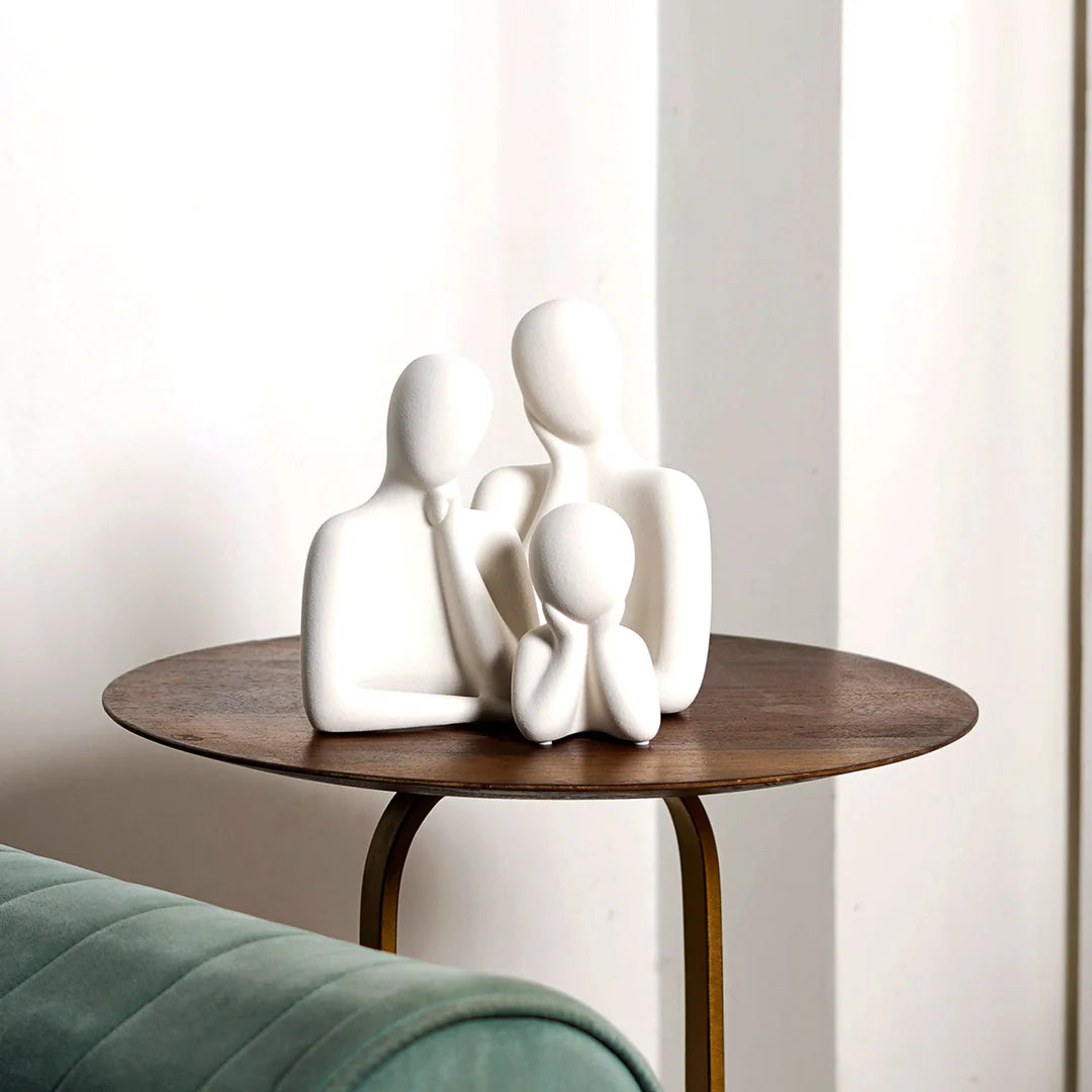 WHOLENESS TRIO: EMBRACING FAMILY SCULPTURE (SET OF 3)