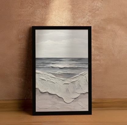 BLACK & WHITE ABSTRACT PAINTING SET OF 3