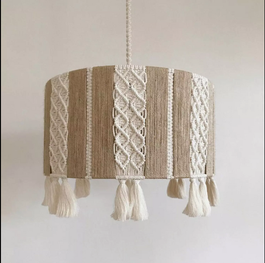 LUXURIOUS JUTE BOHO LIGHTING DECOR