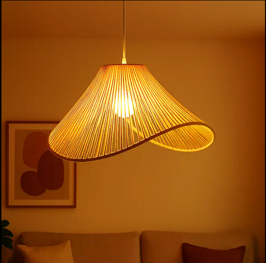 WAVEFORM JUTE PENDANT LAMP